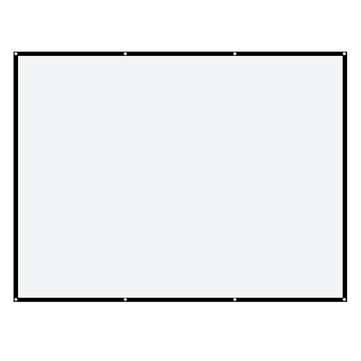 120-inch 4:3 Projector Screen HD Projection Screen Cloth for Home Office Theater Movies Indoors Outd