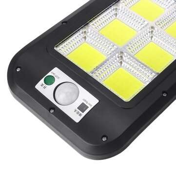 120COB Solar Street Light Motion Sensor Remote Area Security Road Lamp IP65