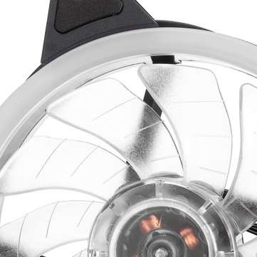 120mm PC Case Fan Computer Ultra Silent LED Lights Cooler Cooling Heatsink