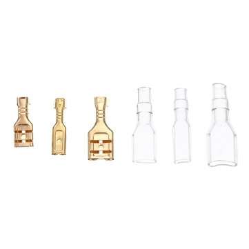120pcs 2.8 4.8 6.3 Insert Plug Spring Sheathed Wire Terminal Connector Cold Pressed Terminal 0.5-2.5