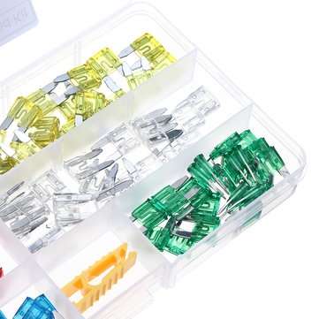 120pcs Profile Mini Small Size Blade Car Fuse Assortment Set for Auto Car Truck 5/10/15/20/25/30A Fu