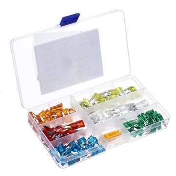 120pcs Profile Mini Small Size Blade Car Fuse Assortment Set for Auto Car Truck 5/10/15/20/25/30A Fu