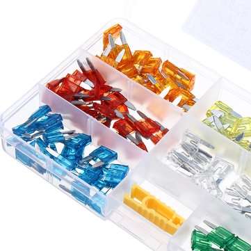 120pcs Profile Mini Small Size Blade Car Fuse Assortment Set for Auto Car Truck 5/10/15/20/25/30A Fu