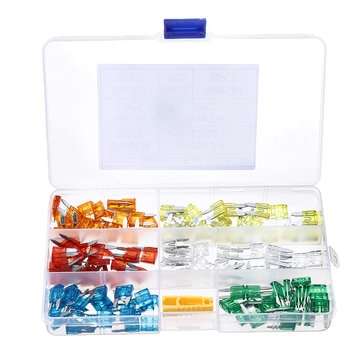 120pcs Profile Mini Small Size Blade Car Fuse Assortment Set for Auto Car Truck 5/10/15/20/25/30A Fu