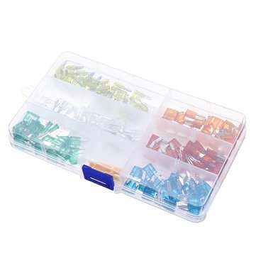 120pcs Profile Mini Small Size Blade Car Fuse Assortment Set for Auto Car Truck 5/10/15/20/25/30A Fu