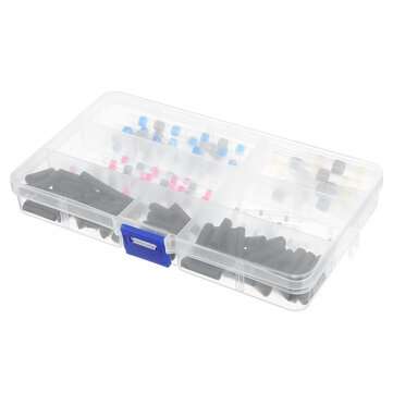 120pcs Solder Seal Heat Shrink Sleeve Wire Butt Terminals Connectors Waterproof Connectors
