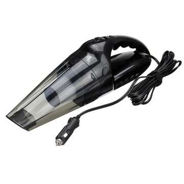 120W Portable Auto Car Handheld Vacuum Cleaner Duster Wet & Dry Dirt Suction with... (COLOR.: BLACK)