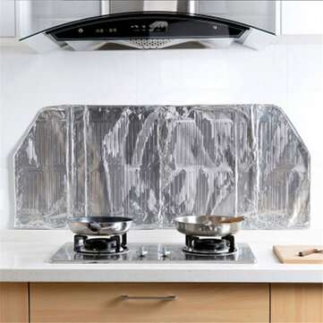 120x50cm Aluminum Foil Stove Oil Splash Screen Cover Anti Splatter Guard Tools