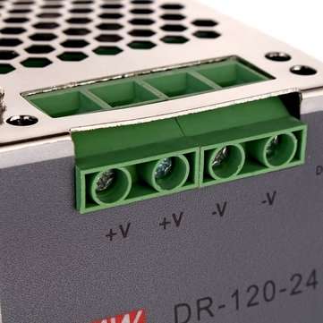 120W Din Rail Mounted 24VDC 5A Output Industrial Switching Power Supply Supplier