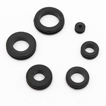 125 pcs 18 Different Sizes Rubber Grommet Assortment O Ring Kit