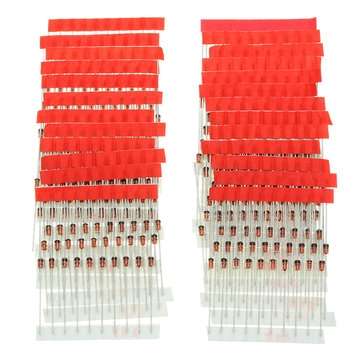 1250 Pcs 25 Values 1W Zener Diode Assorted Kit 3V To 33V Assortment Kit