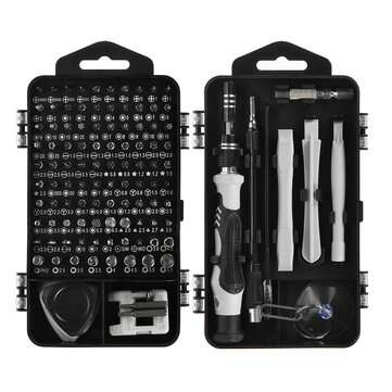 122-In-1 Electric Precision Screwdriver Set Screw Driver Bit Kit Multi Function Repair Device Hand T