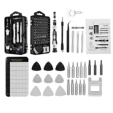 122-In-1 Electric Precision Screwdriver Set Screw Driver Bit Kit Multi Function Repair Device Hand T