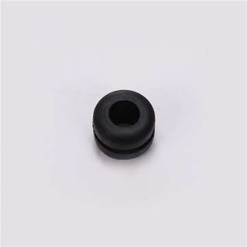 125pcs Wiring Cable Black Rubber Grommets Assortment Kit