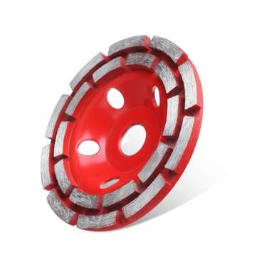 125mm Diamond Grinding Cup Wheel and Universal 5 Inch Angle Grinder Grinding Dust Shroud Tools Kit