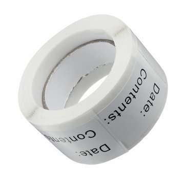 125Pcs/Set Kitchen Food Storage Labels Refrigerator Freezer Date Content Sticker Label Tape