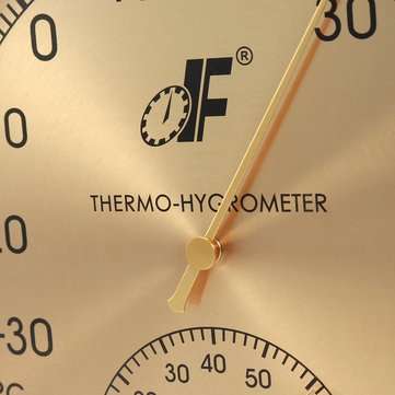 127mm Weather Station Barometer Thermometer Hygrometer Wall Hanging -30~60 0~100%Rh