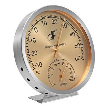 127mm Weather Station Barometer Thermometer Hygrometer Wall Hanging -30~60 0~100%Rh
