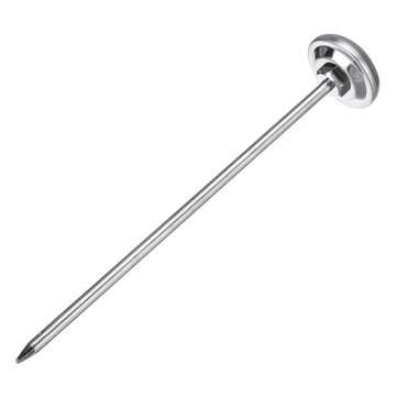 127mm Multifunctional Universal Thermometer Soil/Drink/Food Premium Stainless Steel Probe Detector