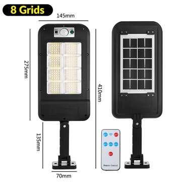 128LED Light Rechargeable Solar Power Street Light Human Body Induction Rural Remot... (TYPE: TYPEB)