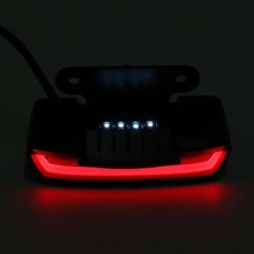 12-80V waterproof Double Flash T6 Dynamic Turn Signal Tail Brake Lights For Motorcycle Scooter