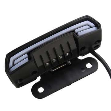 12-80V waterproof Double Flash T6 Dynamic Turn Signal Tail Brake Lights For Motorcycle Scooter
