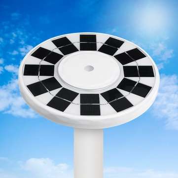 128 LED Flag Pole Solar Power Automatic Light Night Super Bright Flagpole Light