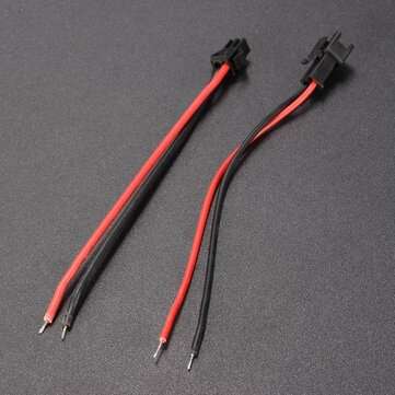 12cm Long JST SM 2Pins Plug Male To Female Wire Connector