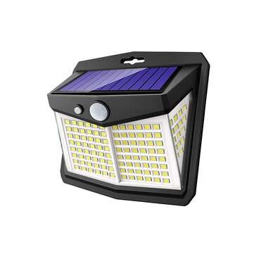 128LED Solar Light Infrared Motion Sensor Garden Security Wall Light 3 Modes 20Ft Sensing Distance W