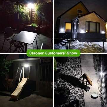 128LED Solar Light Infrared Motion Sensor Garden Security Wall Light 3 Modes 20Ft Sensing Distance W