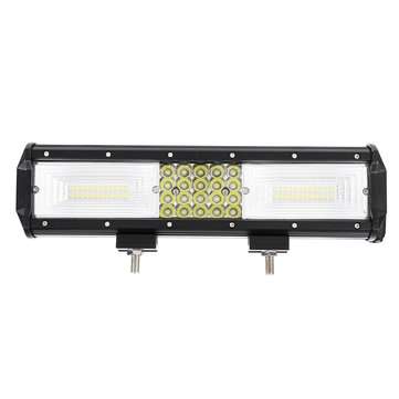 12Inch 204W LED Work Light Bars Combo Beam IP68 Waterproof Pure White DC 10-30V for Off Road Truck S