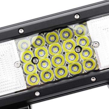 12Inch 204W LED Work Light Bars Combo Beam IP68 Waterproof Pure White DC 10-30V for Off Road Truck S