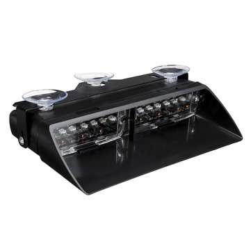12LED RGB 12V 36W Car Auto Windshield Dashboard Emergency Warning Lamp Flashing Strobe Light 6 Color