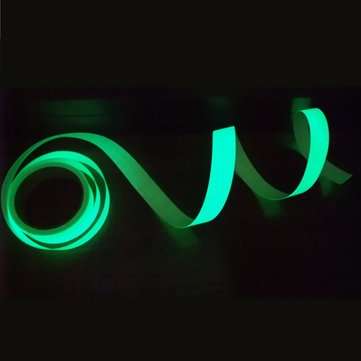 12mmx10m Photoluminescent Tape Glow At Darkness Egress Safety Mark Bright Green Decorations