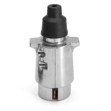 12N 7 pin Metal Towing Plug & Socket Connector Kit for Towbar Caravan Trailer