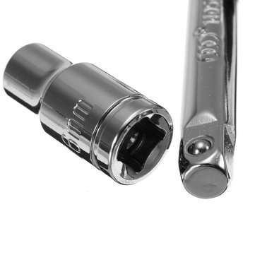 12pcs 1/4inch CR-V Metric Ratchet Wrench Socket Repair Tool Kit