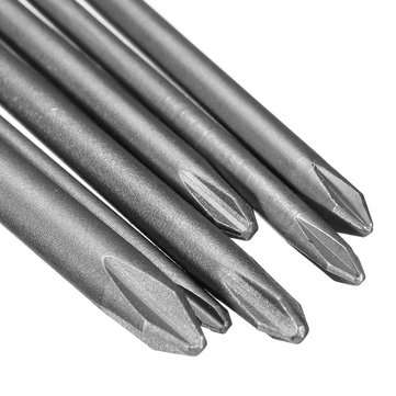 12pcs 150mm Long Screwdriver Bits 1/4 Inch Hex Shank Magnetic Cross Head Screwdriver Bit Set