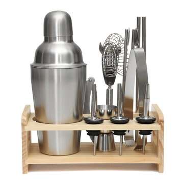 12Pcs 750ML Cocktail Shaker Maker Mixer Spirit Bar Drink Martini Bartender