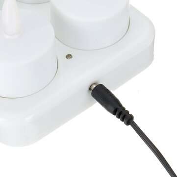 12PCS Flameless LED Candle Light Rechargeable Flickering Tea Lamp for Birthday Party US Plug AC110V