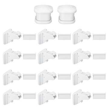 12pcs Lock+2 Key Magnetic Child Lock Baby Safety Baby Protection Cabinet Door Lock Kids Drawer Locke