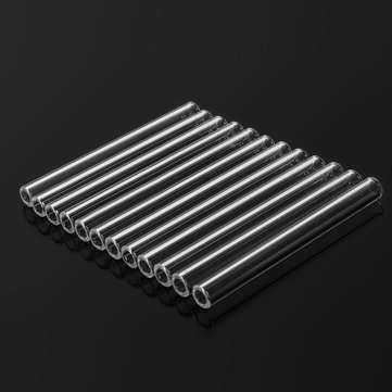 12Pcs Glass Tubing Borosilicate Pyrex Blowing Tubes Transparent