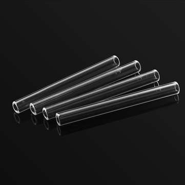 12Pcs Glass Tubing Borosilicate Pyrex Blowing Tubes Transparent