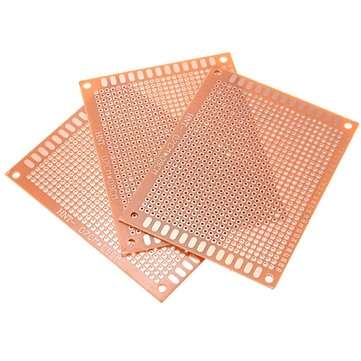 12pcs PCB Prototyping Printed Circuit Board Stripboard Prototype Breadboard With 4 Sizes