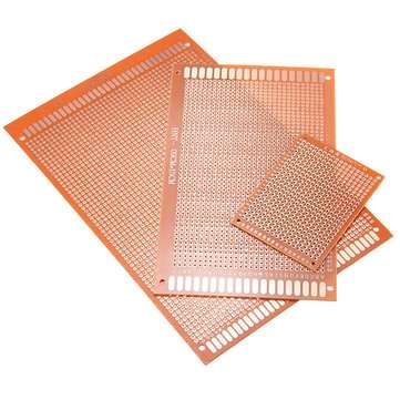 12pcs PCB Prototyping Printed Circuit Board Stripboard Prototype Breadboard With 4 Sizes
