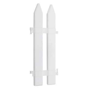 12PCS Plastic Fence Decorations White Home Christmas Xmas Tree Ornaments Miniature Border Grass Lawn