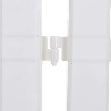 12PCS Plastic Fence Decorations White Home Christmas Xmas Tree Ornaments Miniature Border Grass Lawn