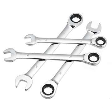 12Pcs Ratchet Combination Metric Wrench Set Hand Tools Car Repair Wrench Key Set