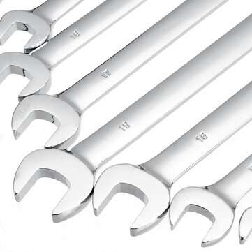 12Pcs Ratchet Combination Metric Wrench Set Hand Tools Car Repair Wrench Key Set