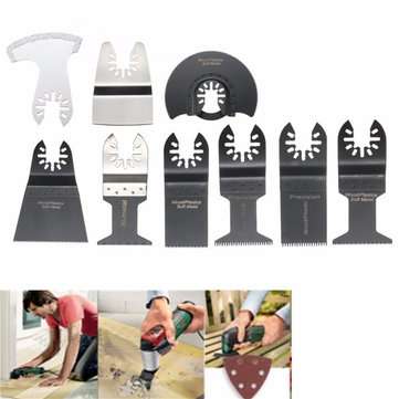 12pcs Saw Blades Oscillating Multitool for Fein Bosch Porter Dremel Ridgid Oscillating Tools