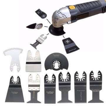 12pcs Saw Blades Oscillating Multitool for Fein Bosch Porter Dremel Ridgid Oscillating Tools